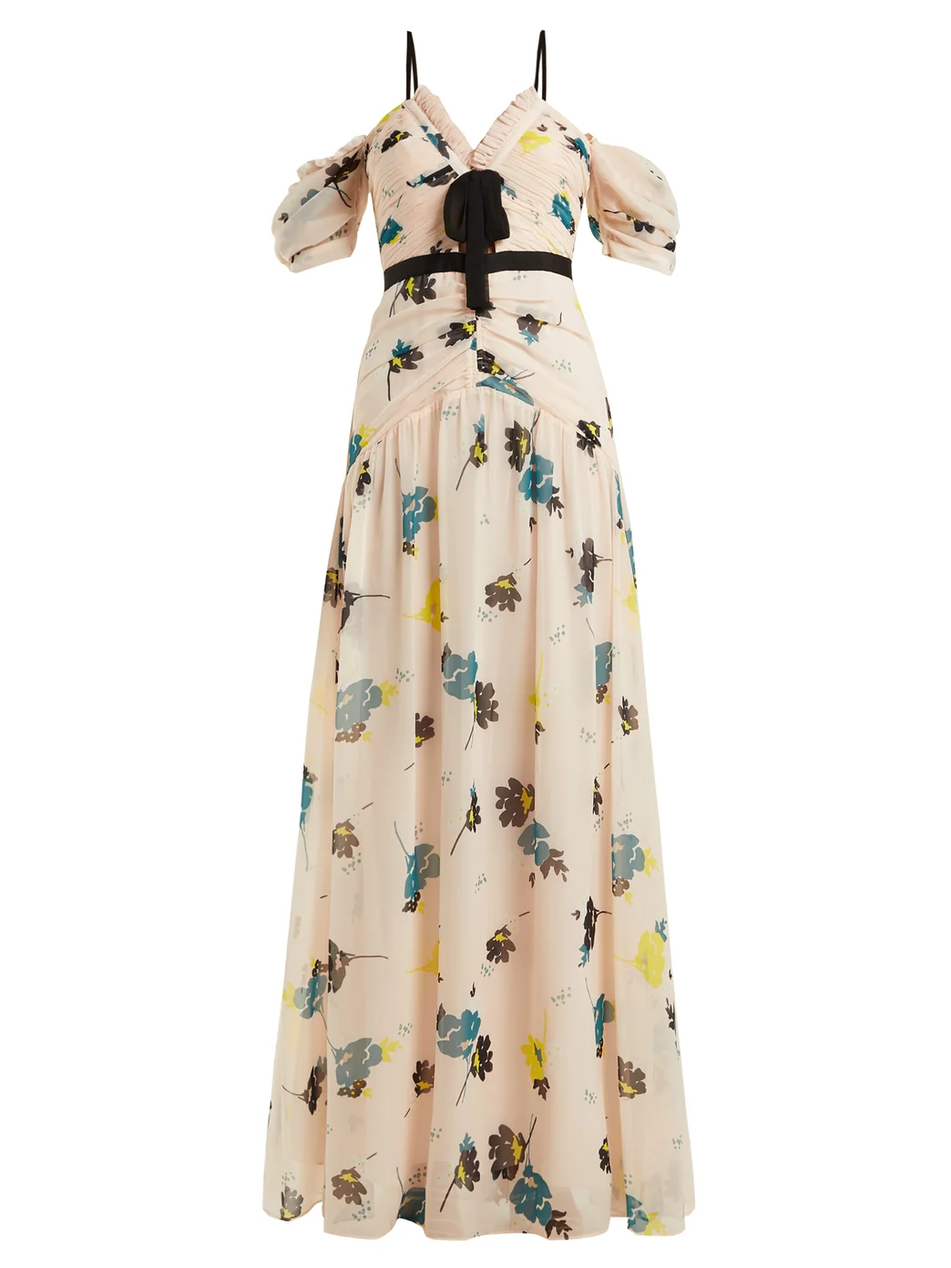 black goth maxi dress Goth Strap Maxi Dress