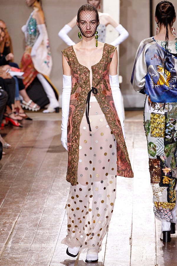 Maison Martin Margiela Couture Show Money Fabric