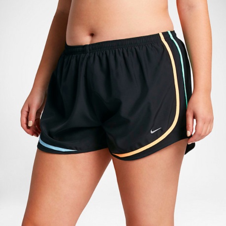nike dry tempo shorts black and orange