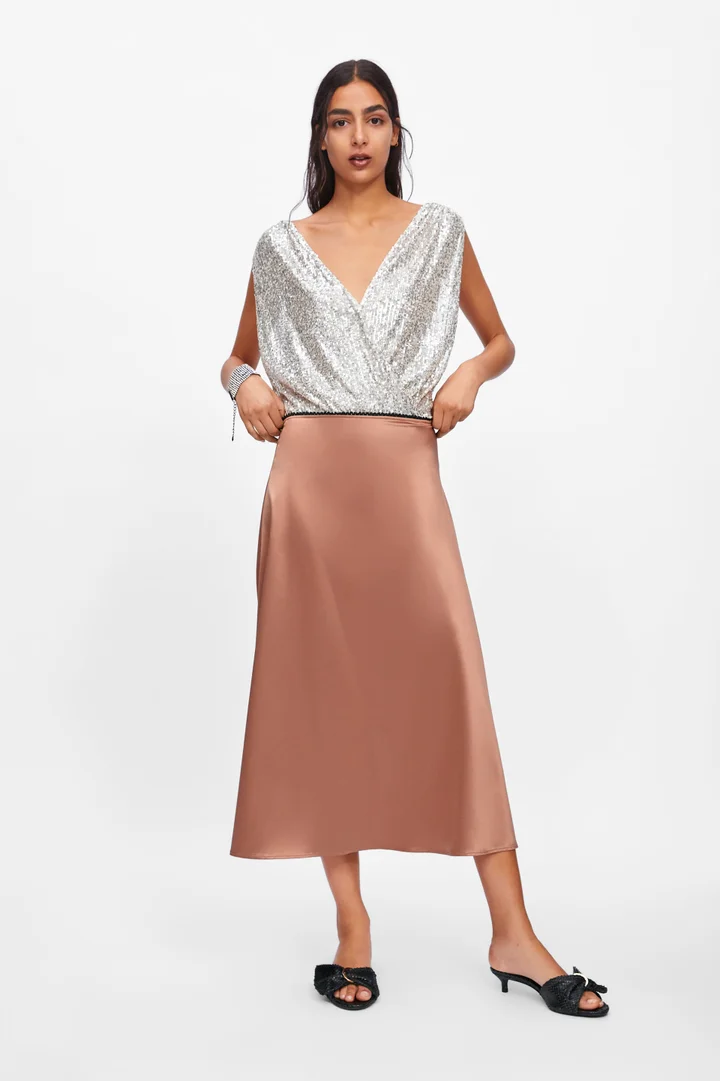 slim fit dress slacks Zara Gown by Vivid Core main image 0