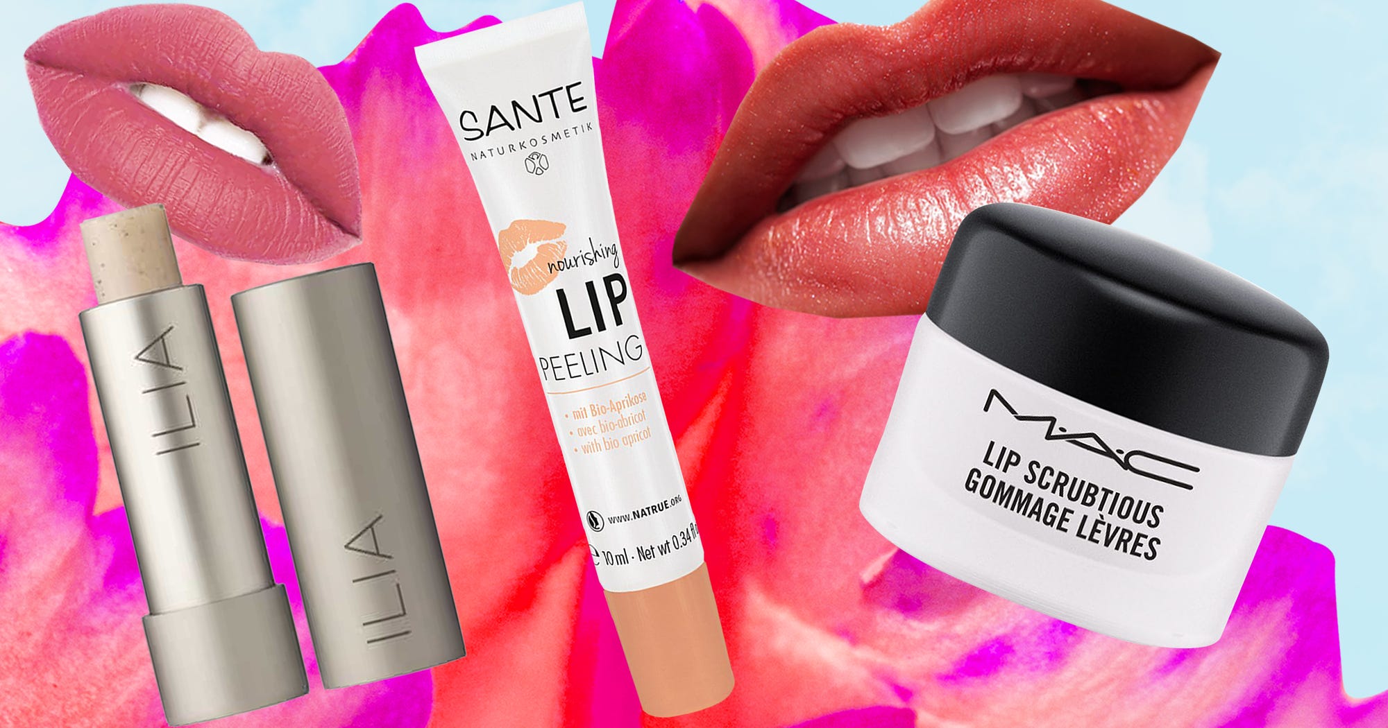 Lipalene Lippen- & Nagelhautpeeling - 100% Natürliche Inhaltsstoffe, Mit Honig & Bienenwachs