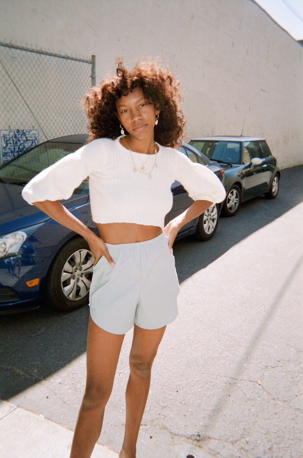 Tach Clothing + Xenia Mohair Knit Top