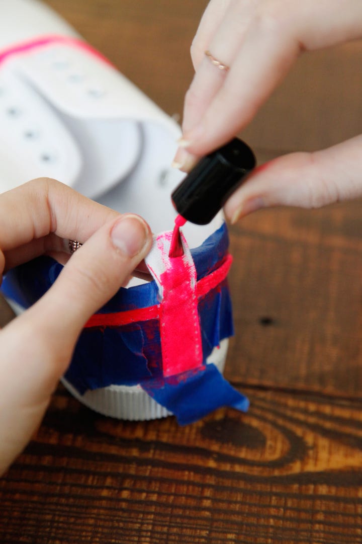 DIY Sneakers — How To Paint Canvas Shoes