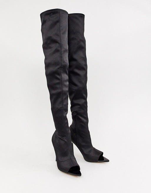 asos peep toe boots