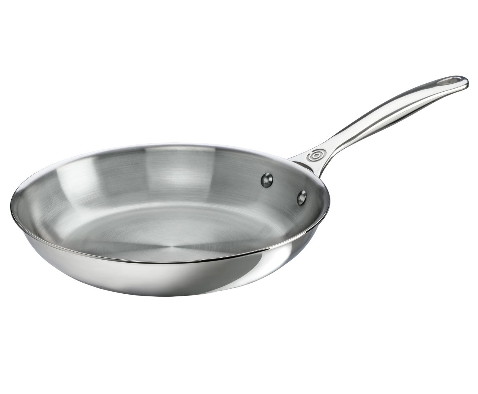 Le Creuset + Stainless Steel Fry Pan
