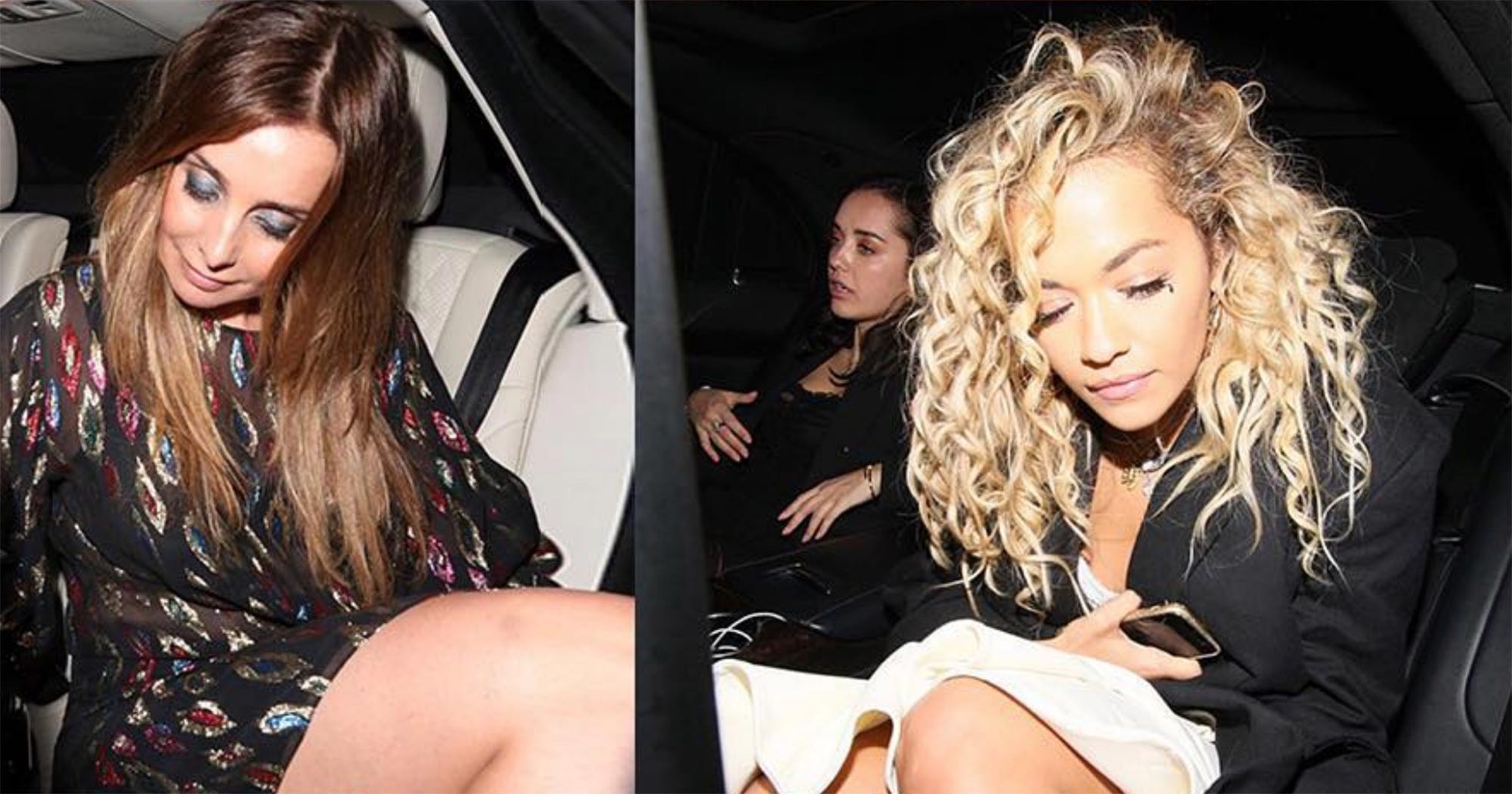 Celebrity upskirting