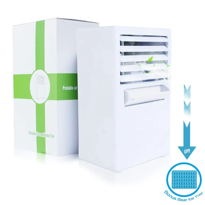 mini fan air cooler with water tray