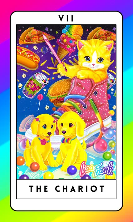 Lisa Frank Tarot Cards, Artist Ariel Hart