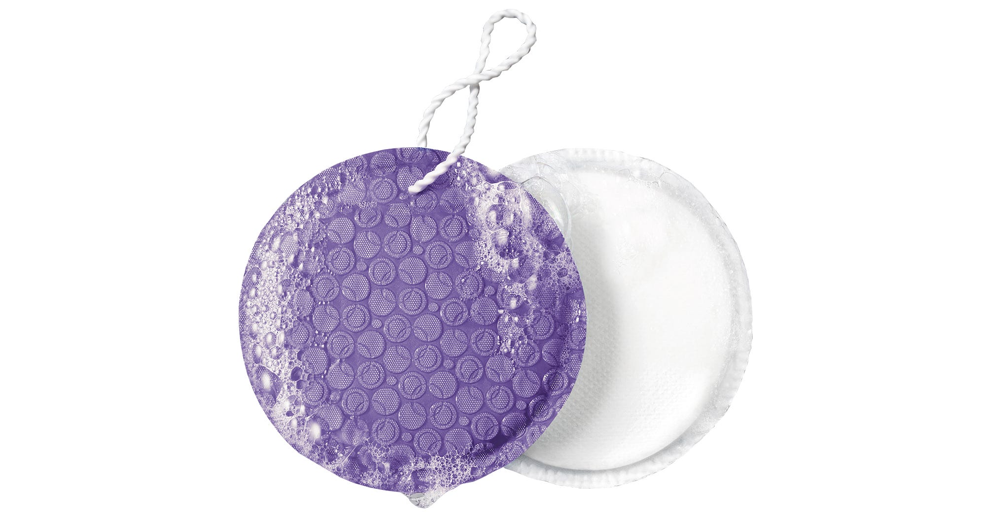 New Olay Body Wash Loofah Duo Pod Soft Skin Exfoliate