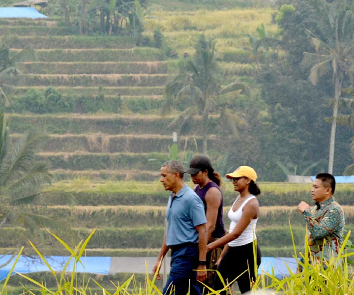 Obama Family Vacation Bali Indonesia