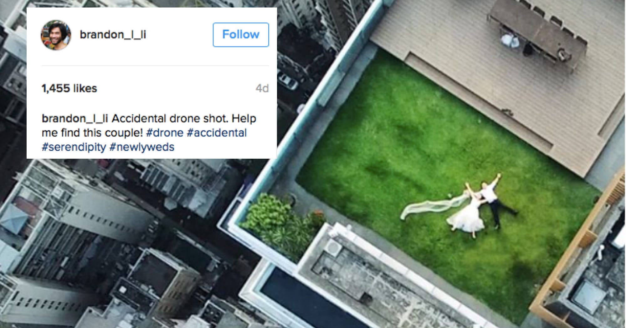 Drone Building Top Wedding Photo Hong Kong Instagram