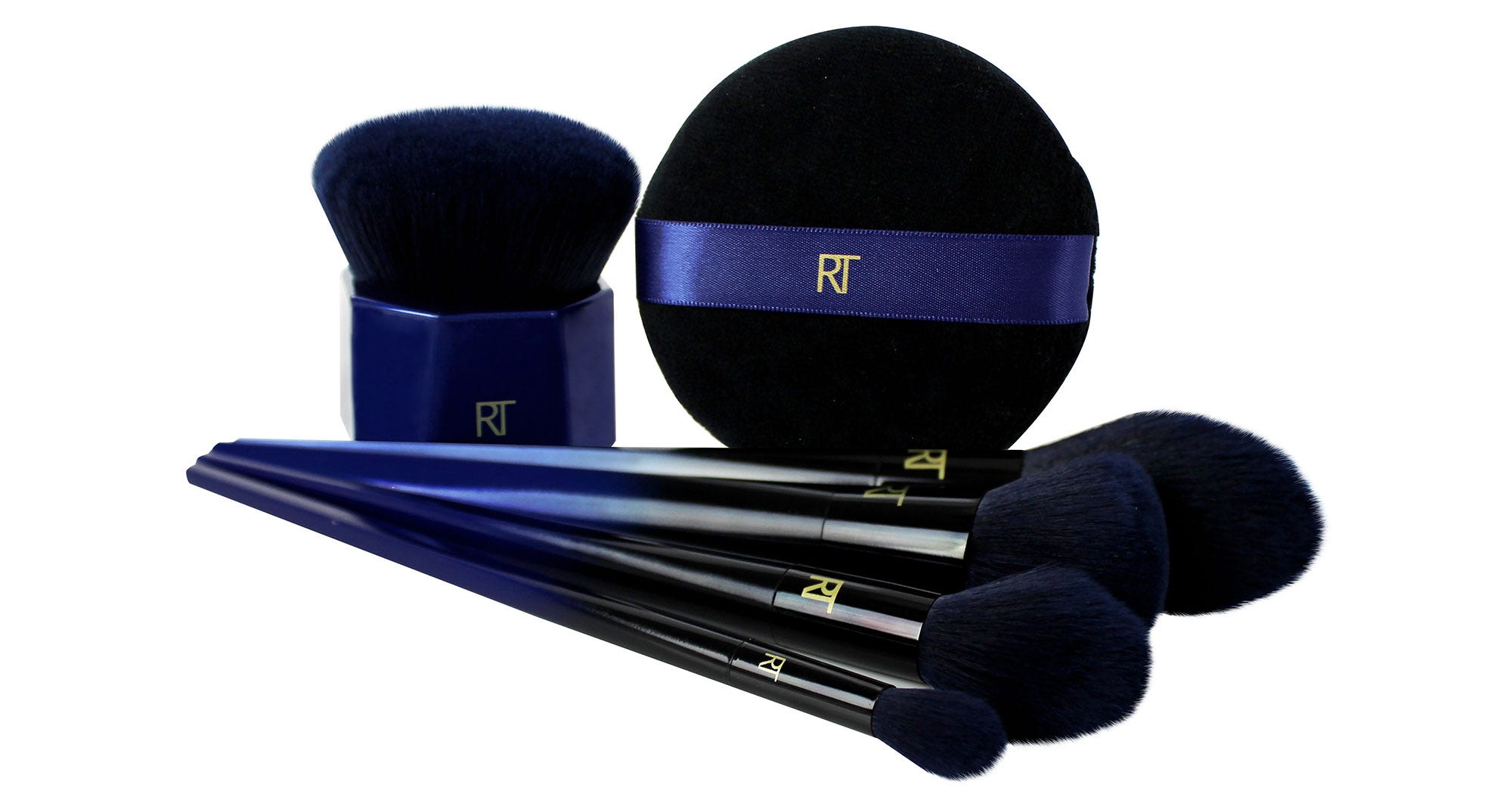 Real Techniques PowderBleu Blue Squirrel Makeup Brushes