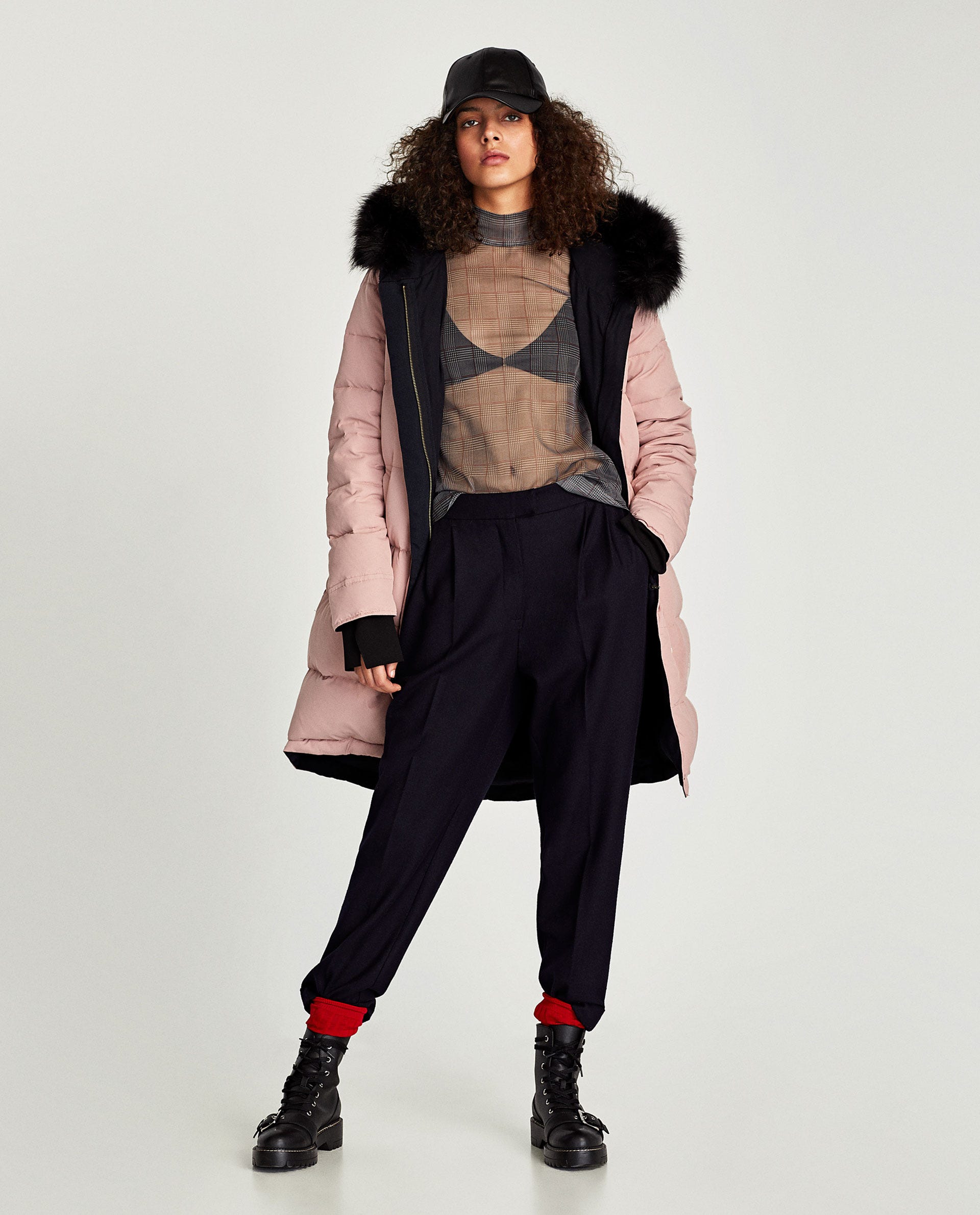 Zara - Puffer Vest - Dark Pink - Unisex