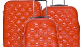 Lulu Guinness Luggage- Lips Luggage