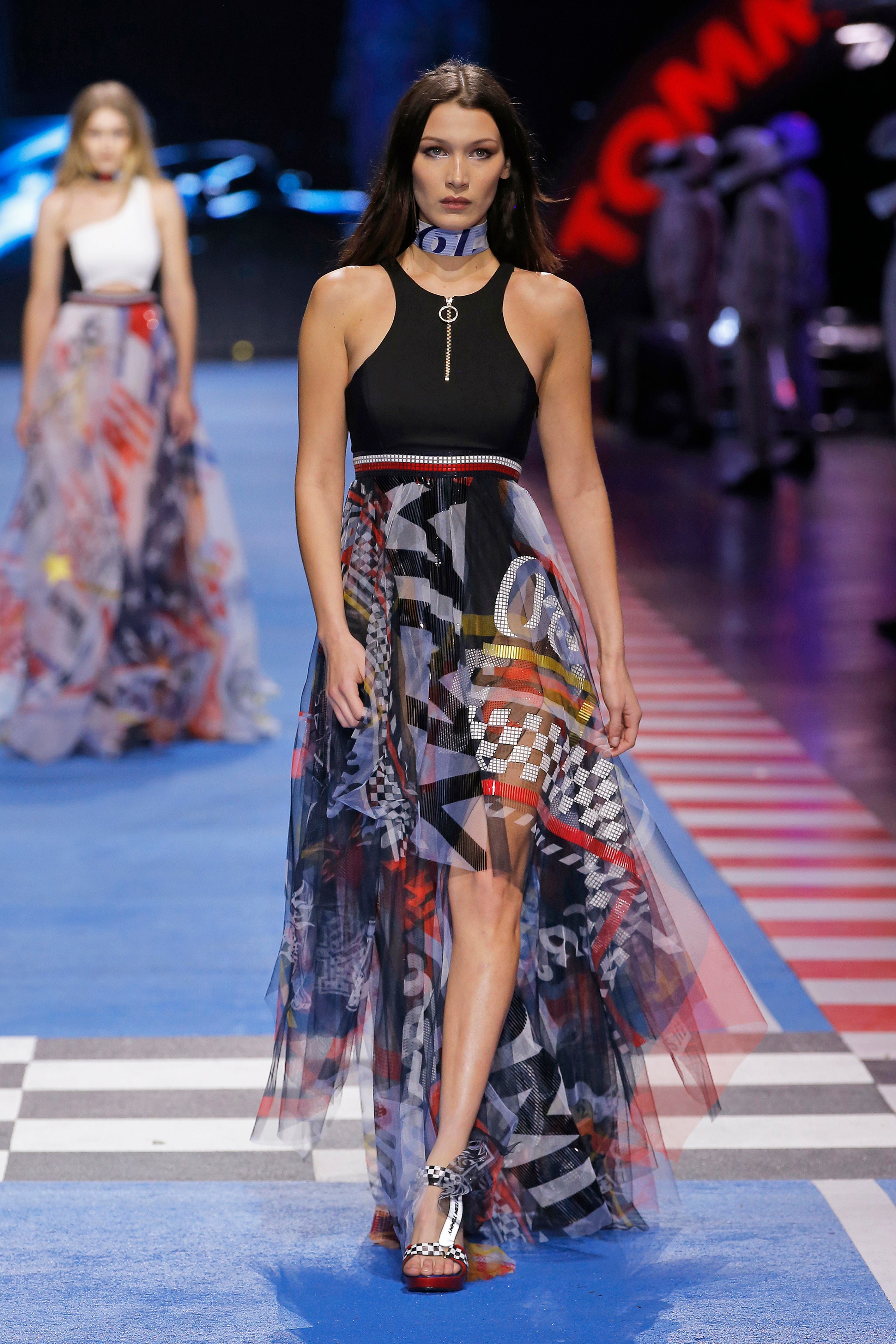 Tommy Hilfiger + Racing Logo Maxi Dress