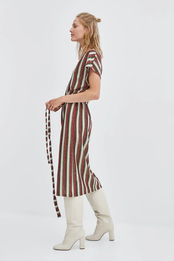 Zara + Textured Dress