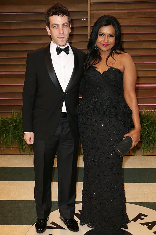 ?Actress Mindy Kaling with former boyfriend BJ Novak