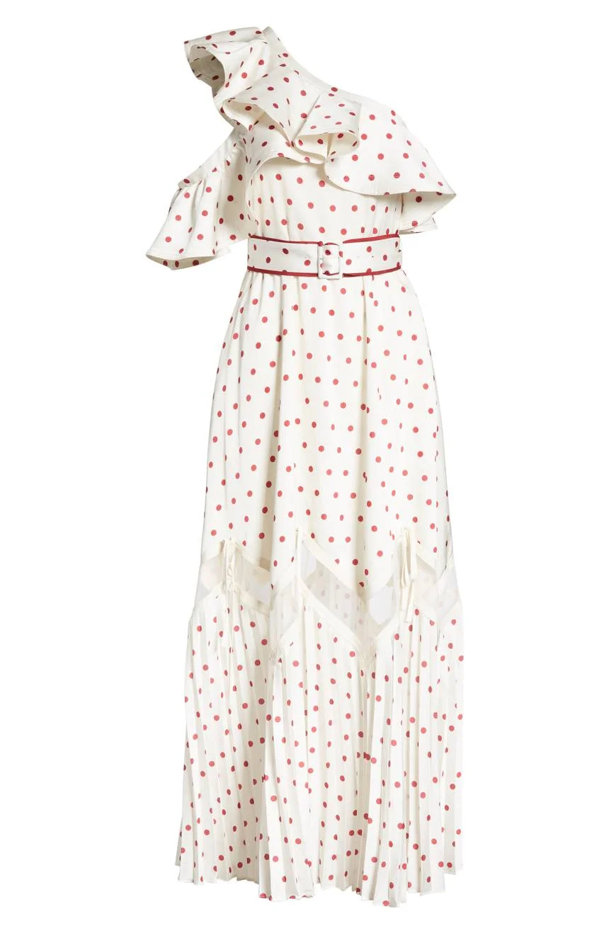 knee length dresses for ladies Rent Self-Portrait Floral Tiered Chiffon Midi Dress in Mint