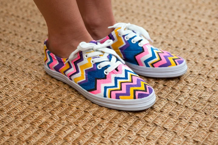 Missoni Sneakers - DIY Missoni Sneakers - Refinery29.com