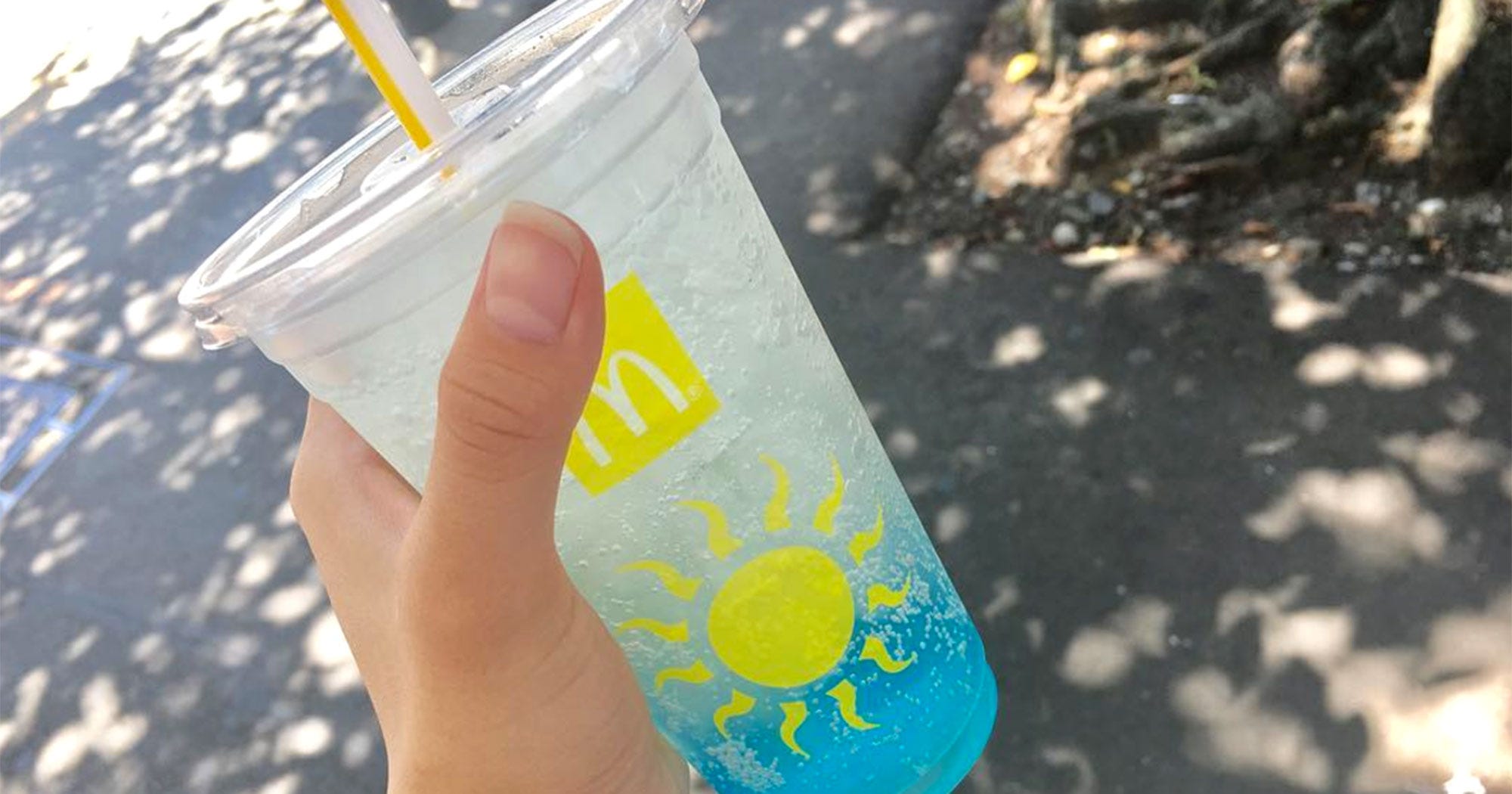 McDonalds McFizz Blue Hawaii Drink For Summer In Japan