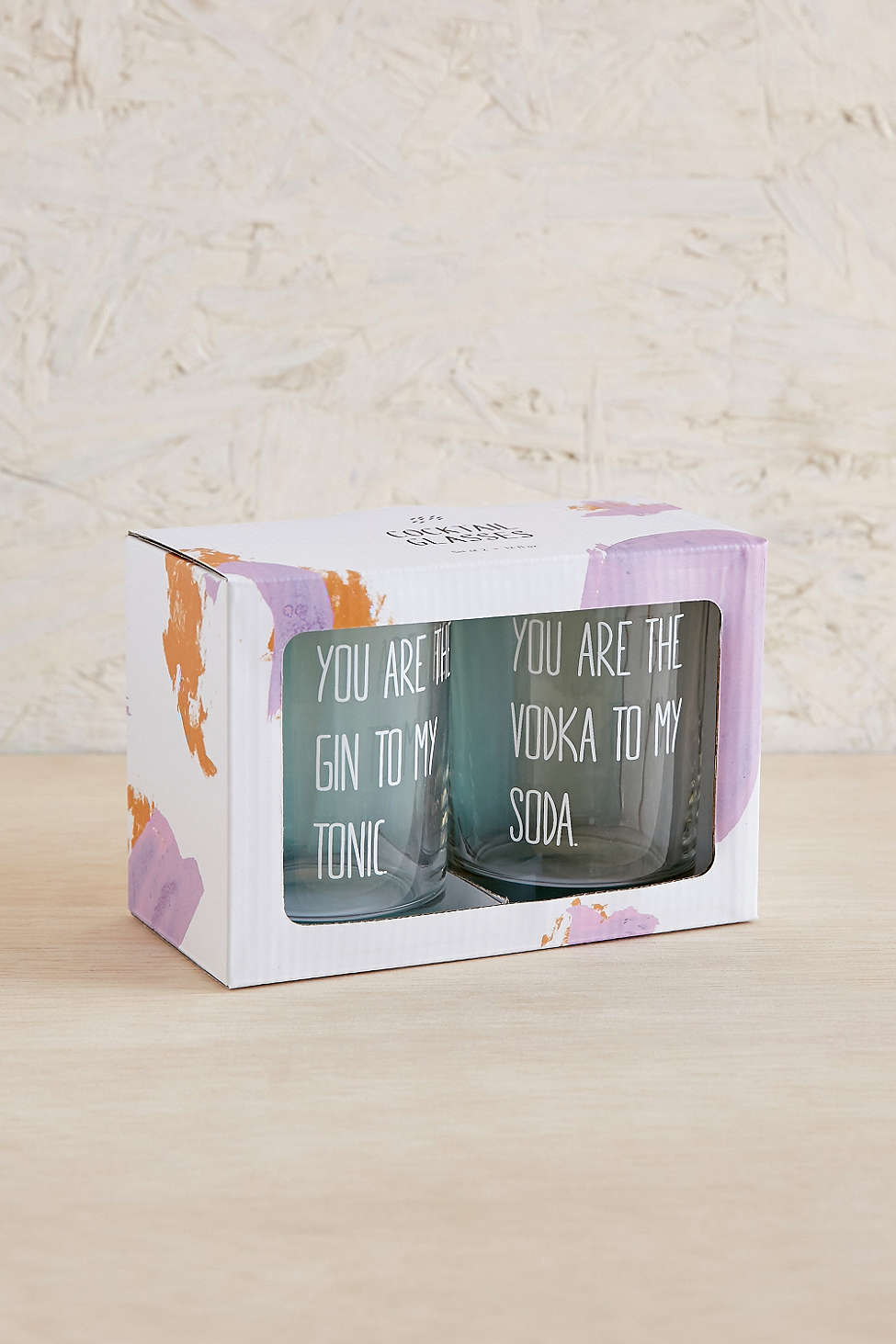 Urban Outfitters + You Are the Rocks Cocktail Glasses Set