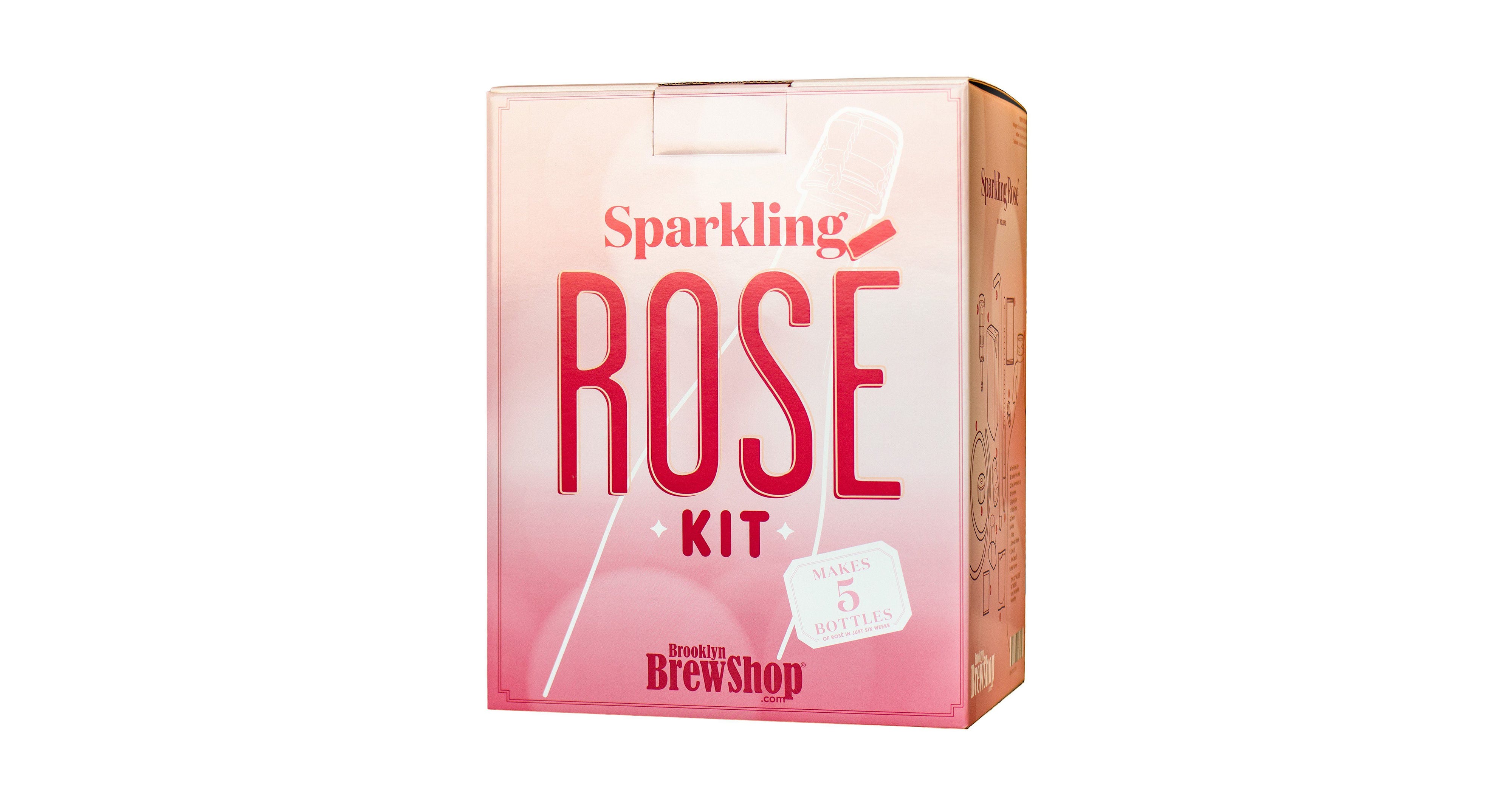 Make Sparkling Rose Wine At Home With This Alcohol Kit