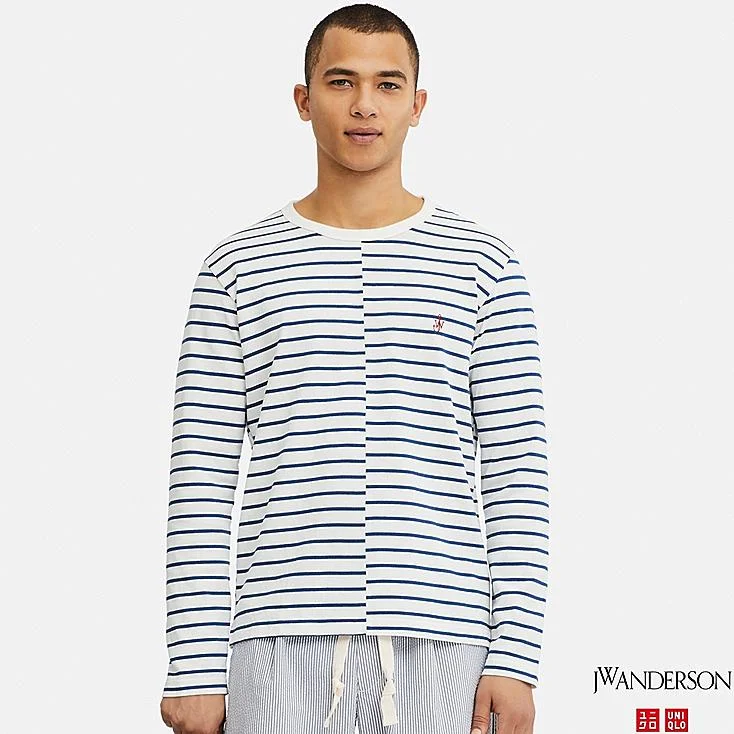 Tシャツ・カットソー J W ANDERSON CONTRAST TRIM STRIPED TOP JW Anderson Striped Contrast Trim Long Sleeve Polo Top | Shopbop