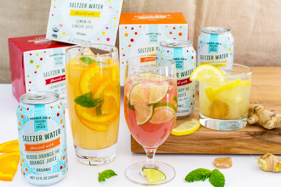 Trader Joe's Introduces New Seltzer With A Splash