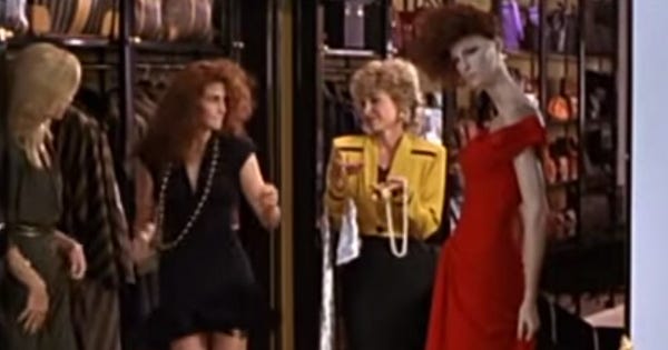 Pretty Woman Shopping Montage Sexist Movie Scenes