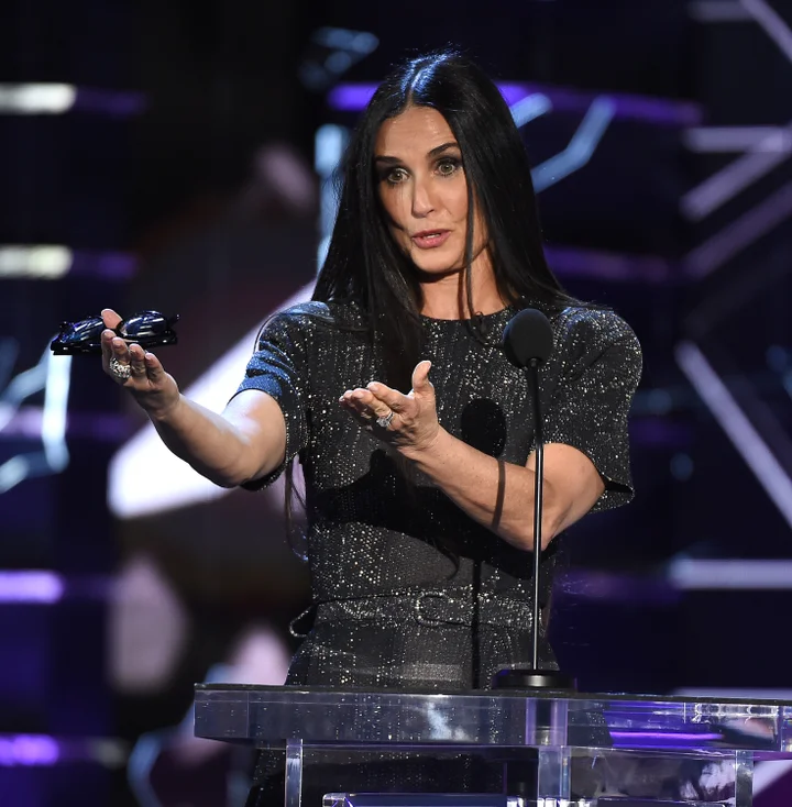 Demi Moore Jokes About Harvey Weinstein At Roast