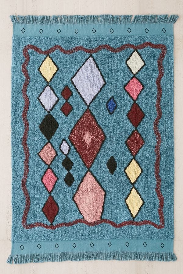 Urban Outfitters + Assa Washable Tufted Rug (4X6)