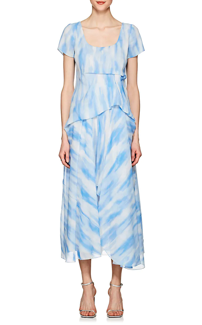 Sies Marjan + Gracen Tie-Dyed Chiffon Dress