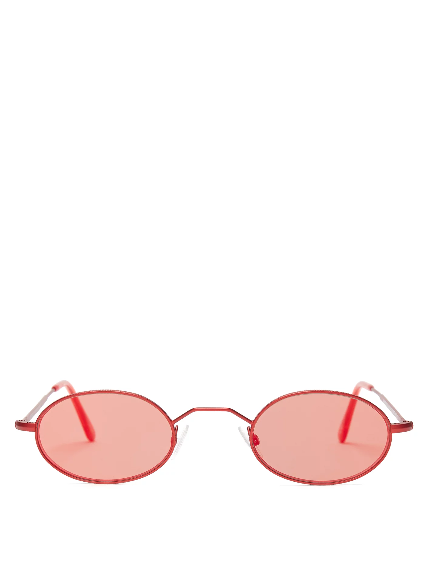 Andy Wolf + Armstrong oval sunglasses display picture 2