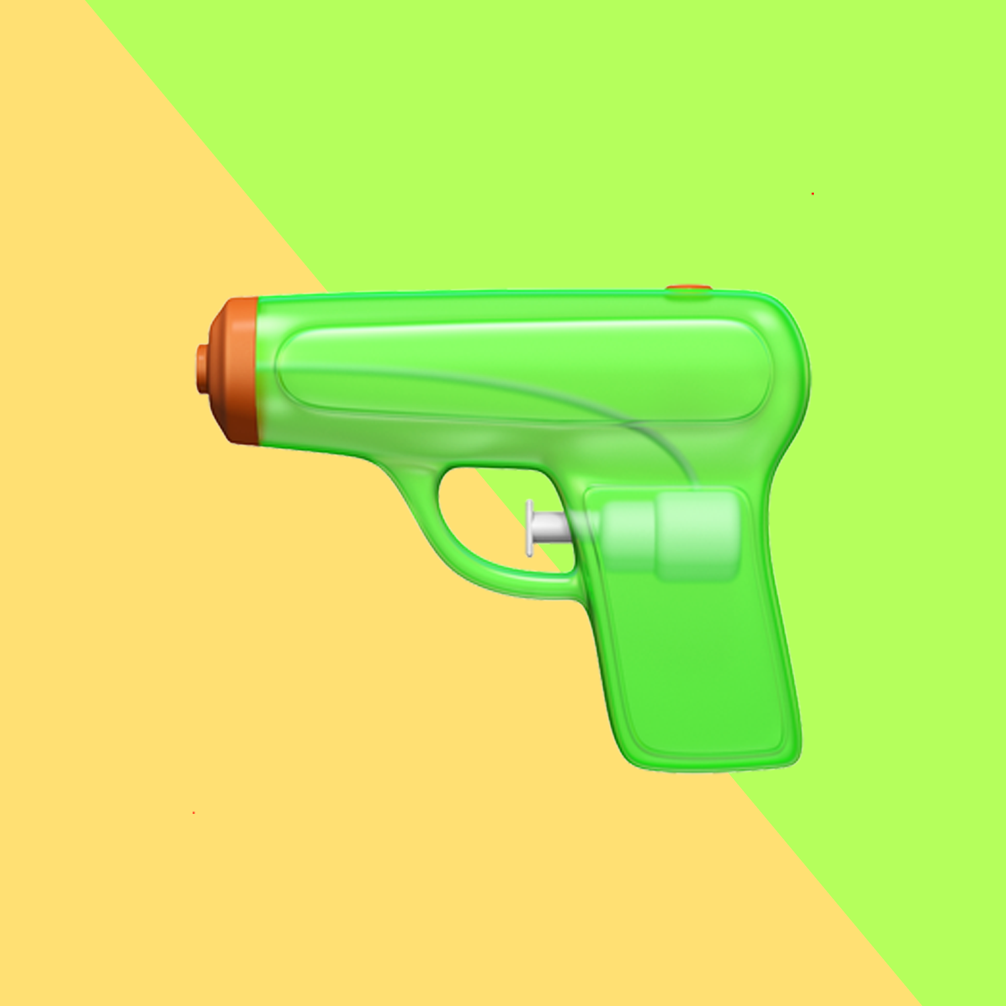 Apple Pistol Emoji Water Gun Emoji