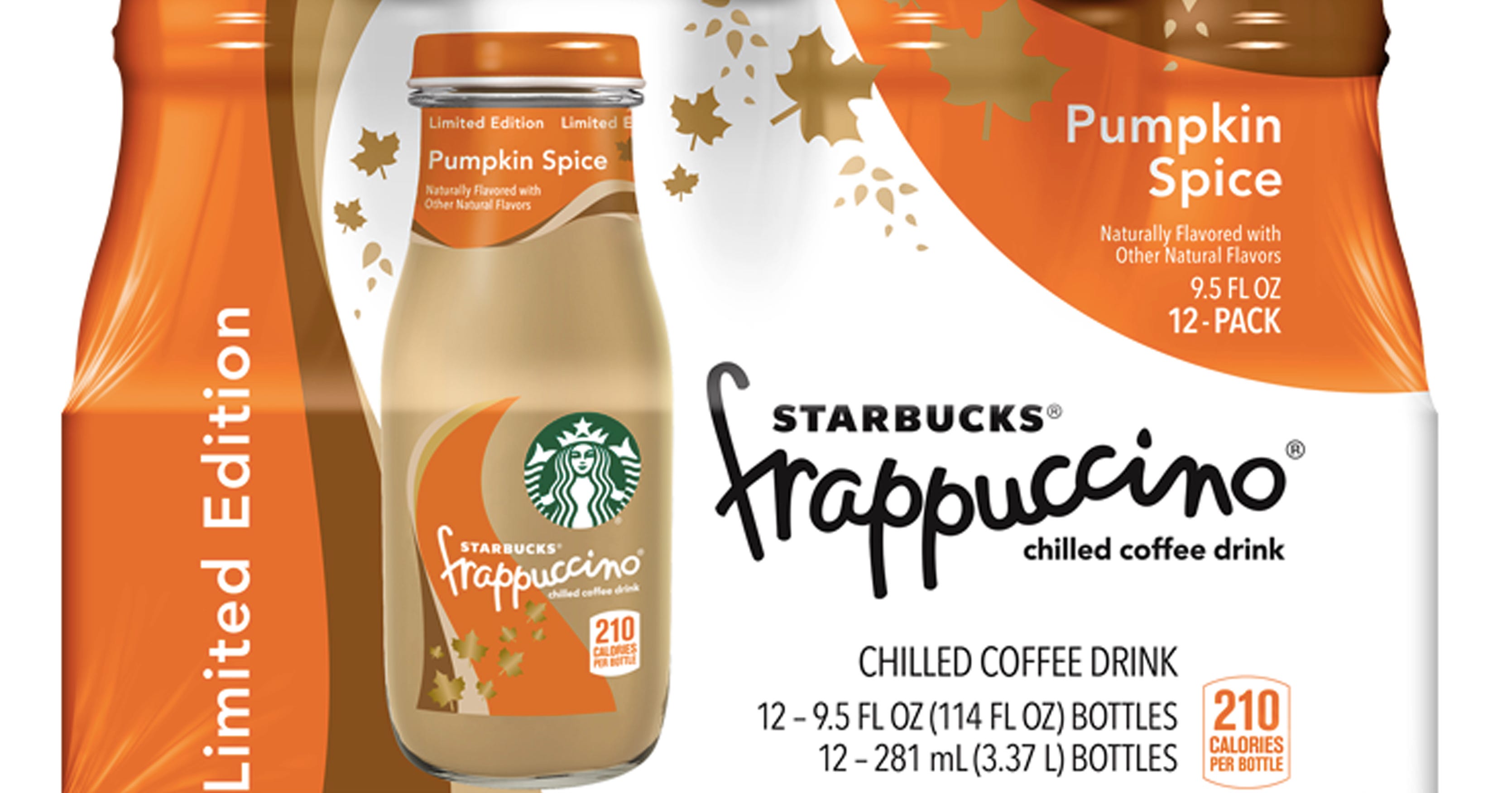Bottled Pumpkin Spice Frappuccinos Starbucks On Sale