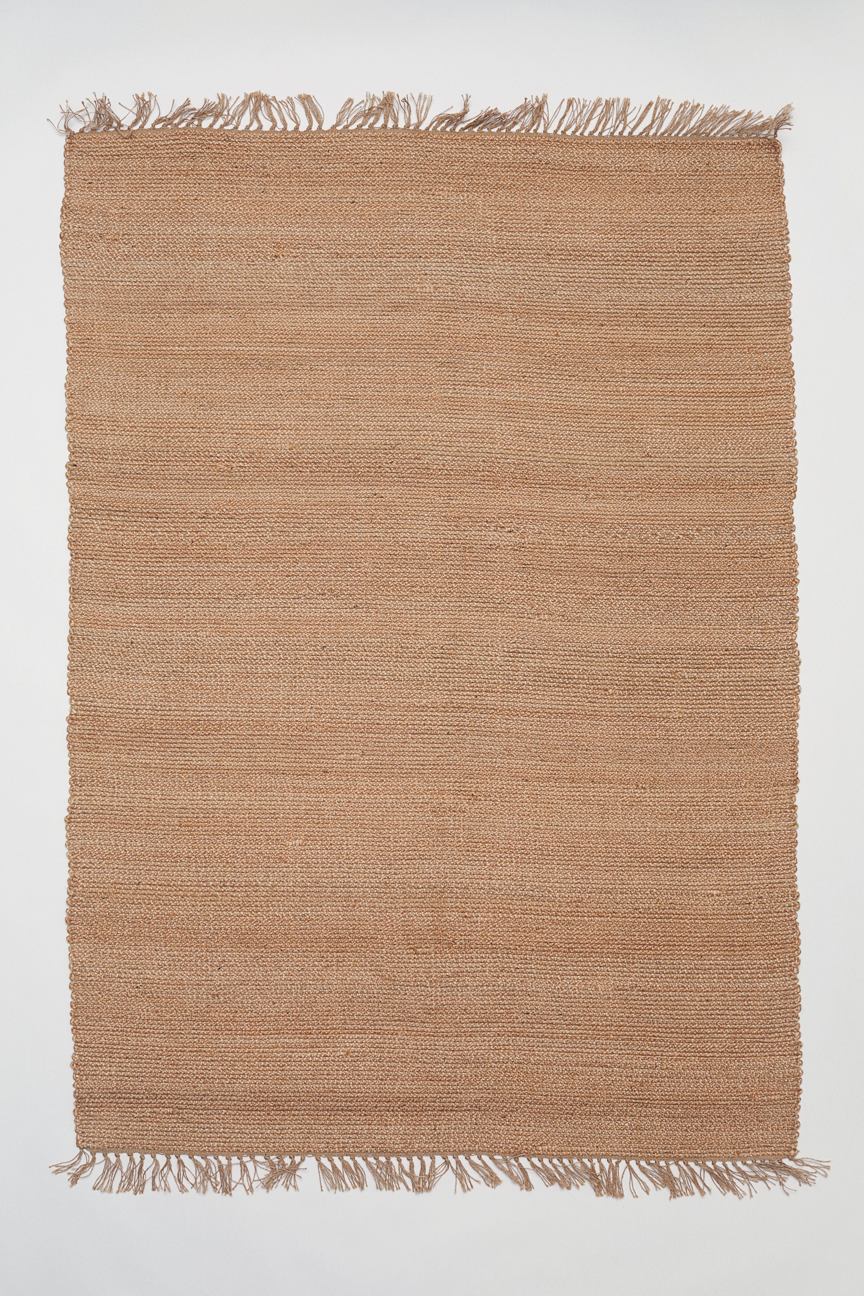 H&M Home + Jute Rug with Fringe