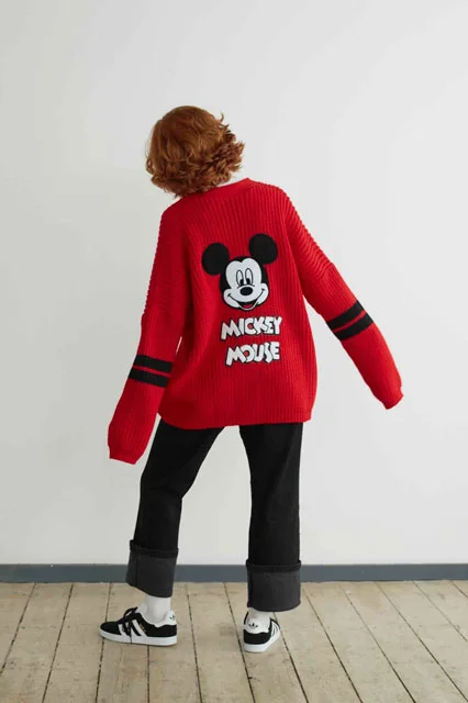 LAZY OAF ミッキー　中綿ジャケット Disney Lazy Oaf Collaboration Cinderella Mickey Mouse