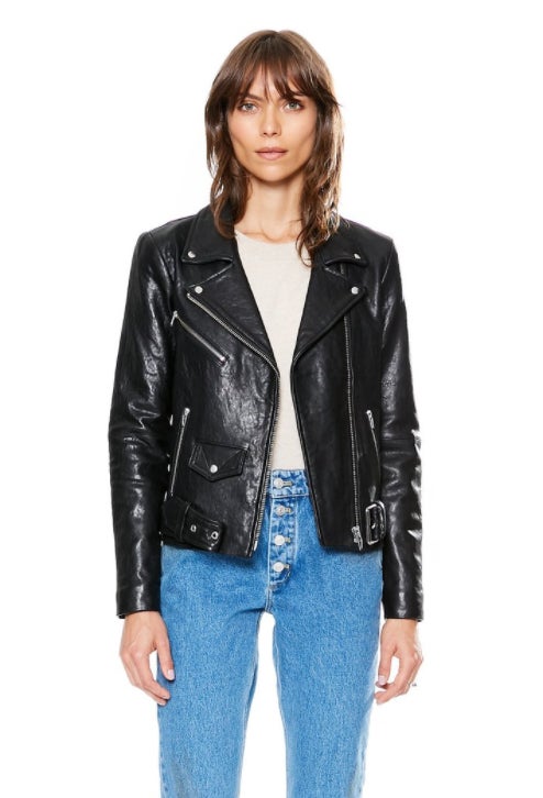Veda Jayne Classic Leather Jacket Jayne Classic Leather Jacket