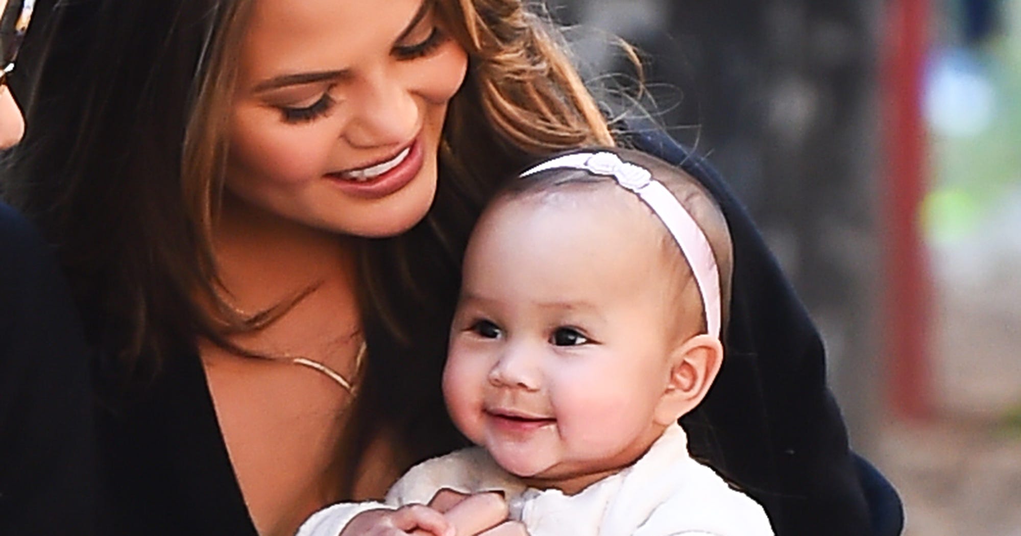 Chrissy Teigen Daughter Luna Fast Food McDonalds