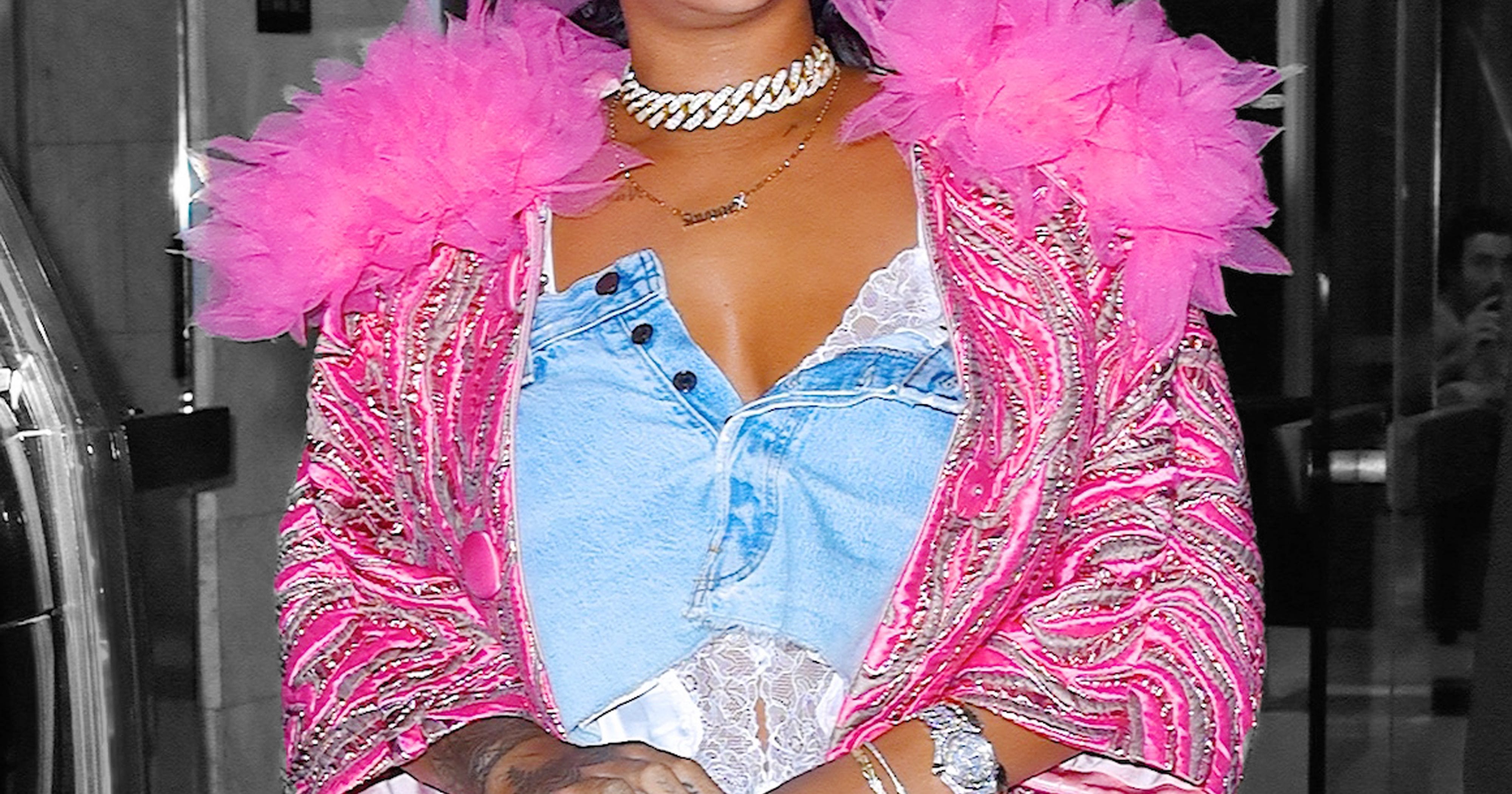 rihanna pope dress designer Rihanna Met Gala Gown 2018