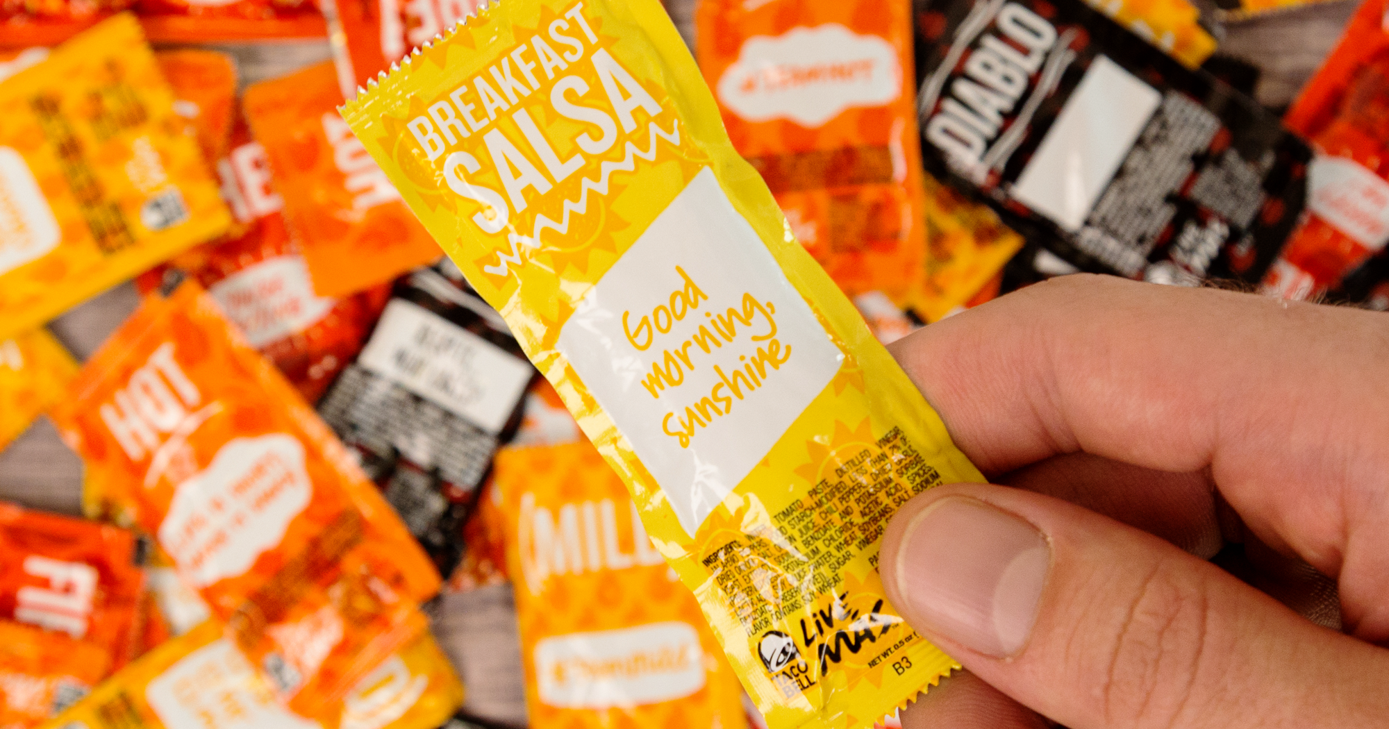 Taco Bell New Breakfast Salsa Hot Sauce