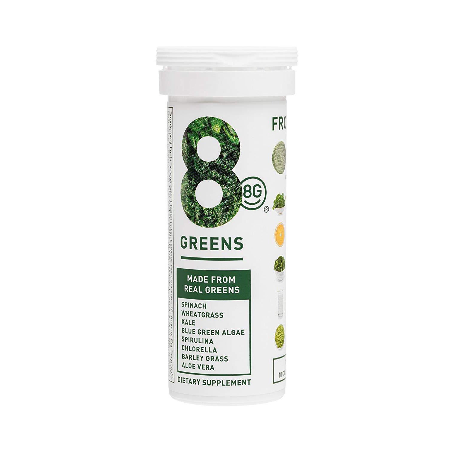 8G + Effervescent Super Greens Tablet