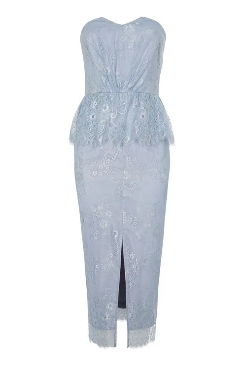 knee length dresses for ladies Rent Topshop Tall Seamed Detail Maxi Skirt In Light Blue
