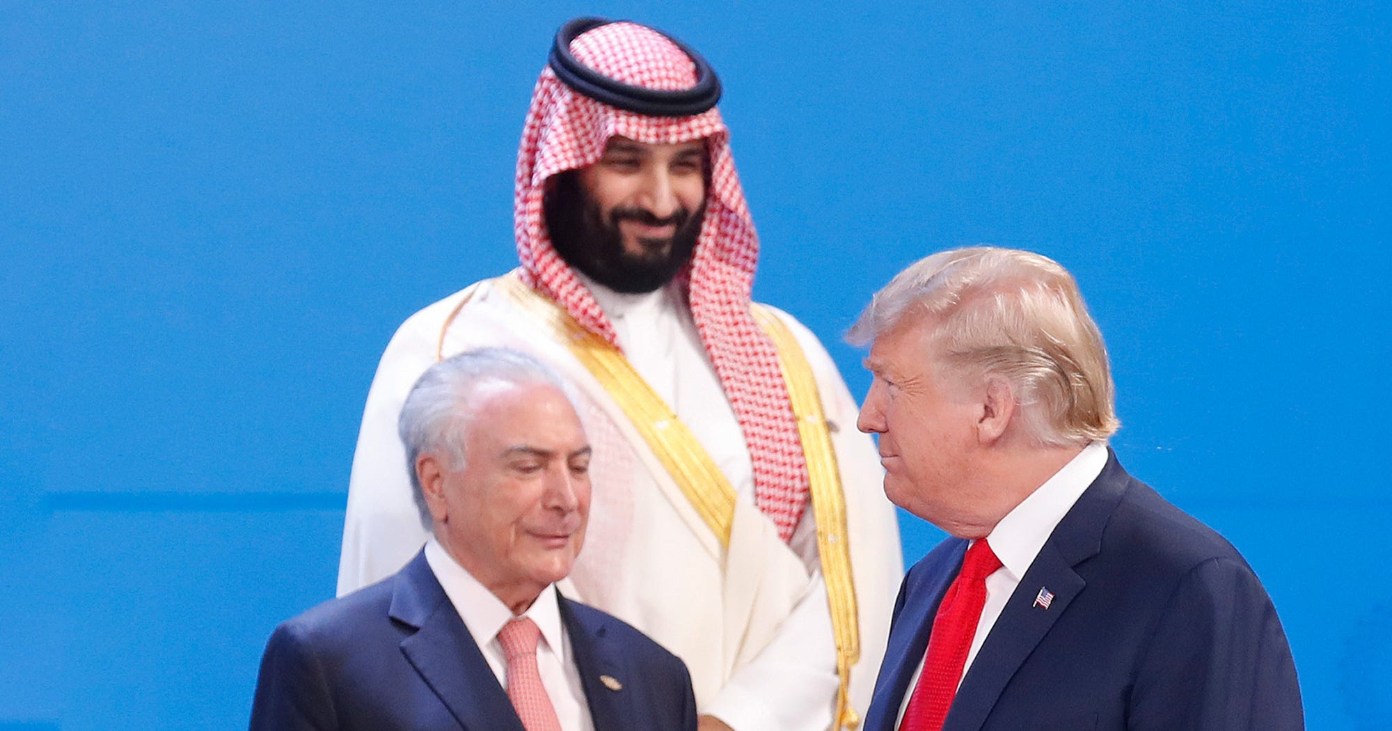President Trump Ivanka Saudi Arabia Crown Prince At G20