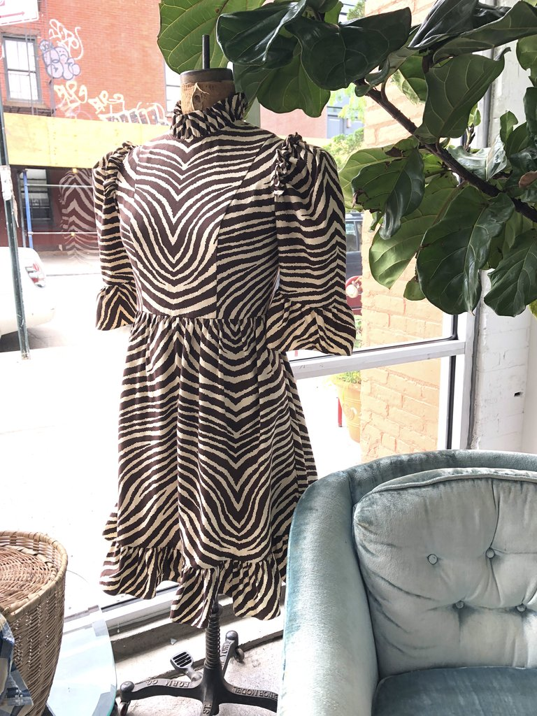 Batsheva X Brother Vellies + Zebra Met Dress
