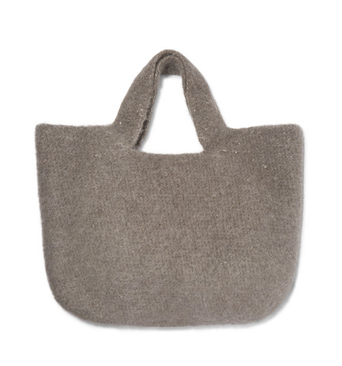 Lauren Manoogian + Oval Cotton Alpaca And Wool-blend Tote
