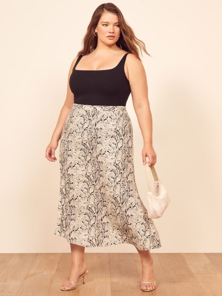 Reformation maxi skirt