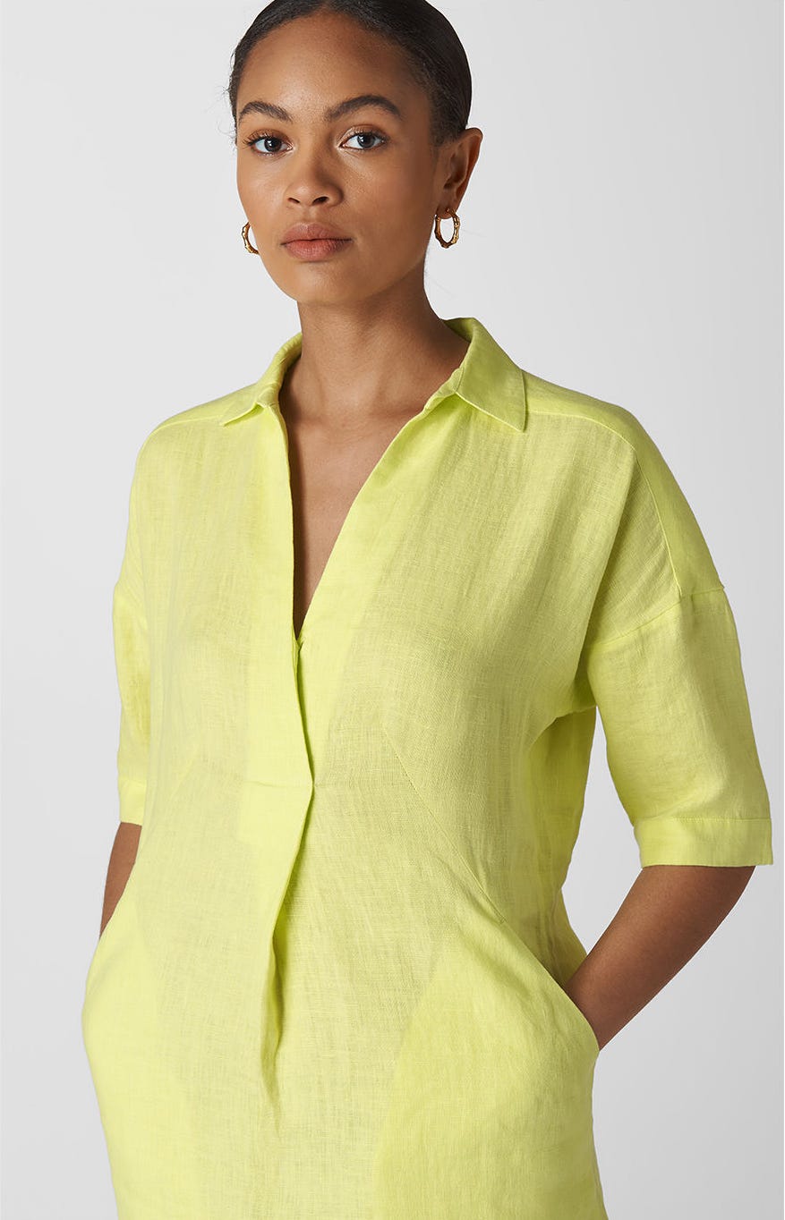 Whistles + Linen Lola Dress