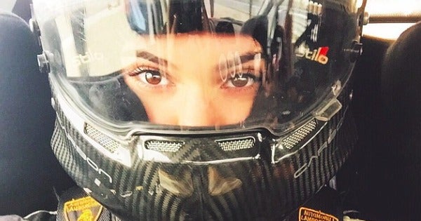 Kendall Jenner Race Car Photo