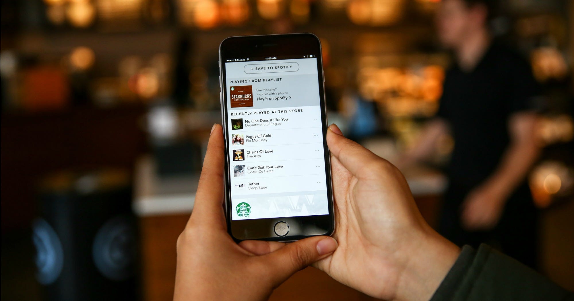 Starbucks App Spotify Music Partnership